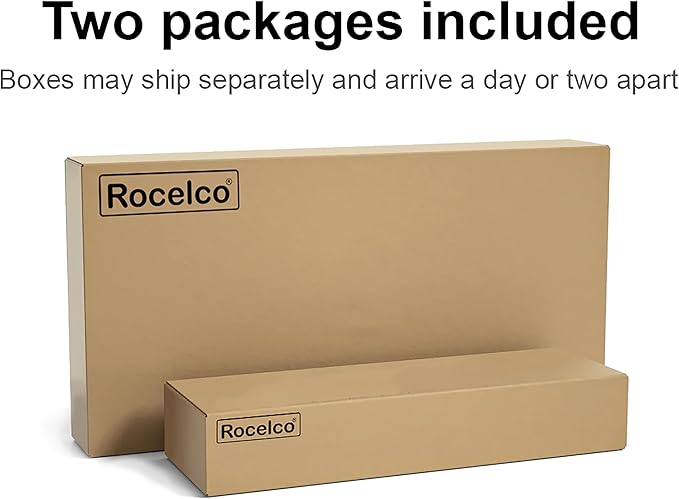 Rocelco 43" Height Adjustable Standing Desk Converter - Image 8