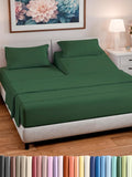 Split Head King Sheet Set – 4 Piece Flex Split Top King Sheets by CGKUnlimited