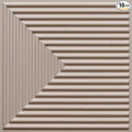 From Plain To Beautiful In Hours 9004 Depth Tier PVC 12 in x 12 in Peel and by DecorativeCeilingTiles