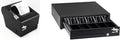 EOM-POS Heavy Duty Cash Register Drawer + Thermal Receipt Printer -for Windows by EOM-POS
