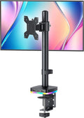 RGB Single Monitor Desk Mount, Monitor Arm by HChookclasp