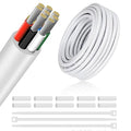18 Gauge 8 Conductor Electrical Wire, 49.2FT Low Voltage 18/8 Tinned Copper by RESHAKE