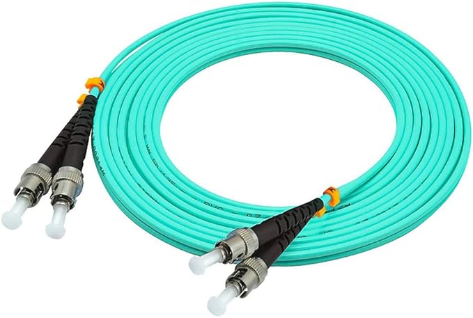 Jeirdus 20Meters 65ft ST to ST Duplex 50/125 10G OM3 Multi-Mode Fiber Optic - Image 4