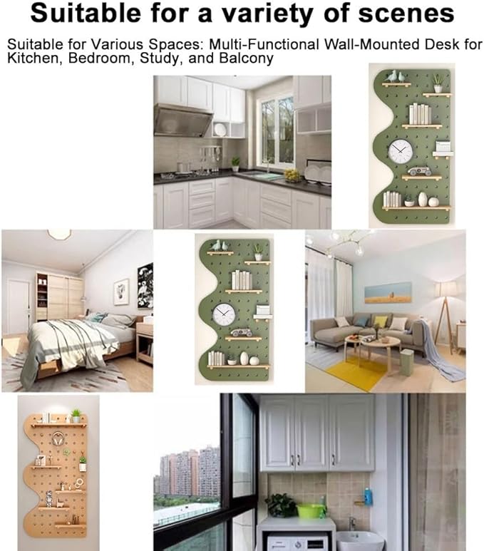 White Wooden Wall Organizer for Home & Office - Image 4