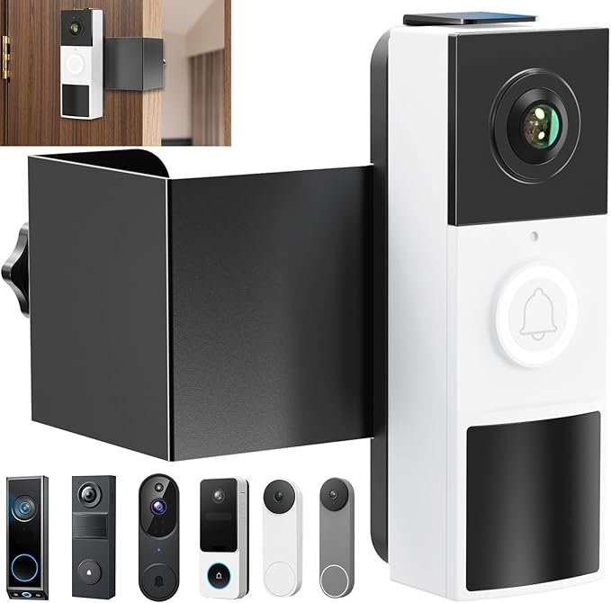 Anti-Theft Doorbell Mount No Drill Compatible by Honeast