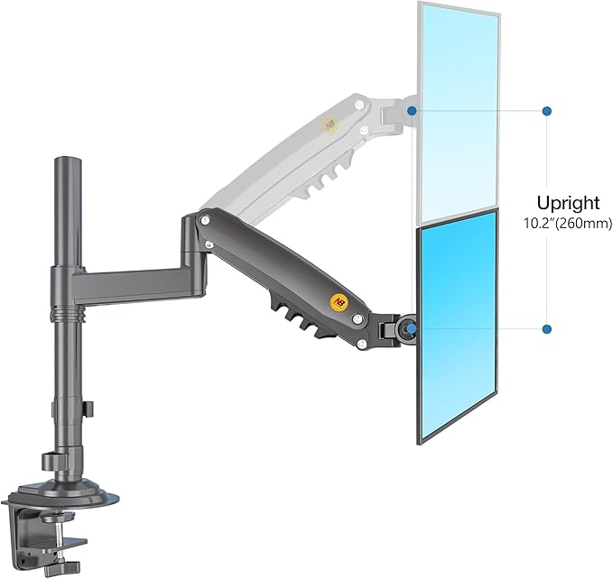 NB North Bayou Monitor Desk Mount Long Arm - Image 5
