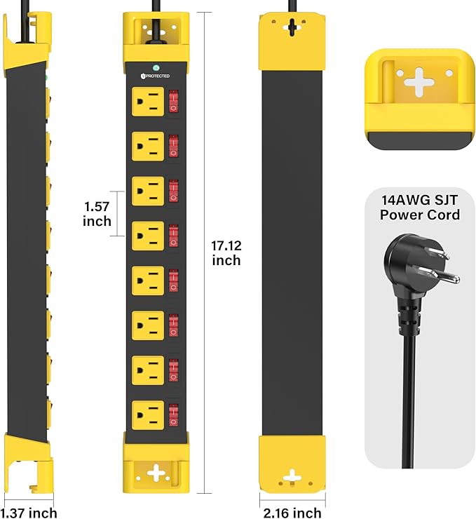 Power Strip with Individual Switches - Image 8