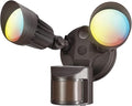 LEONLITE 3CCT LED Security Light, Motion Sensor Outdoor Lights, Dusk to Dawn by LEONLITE