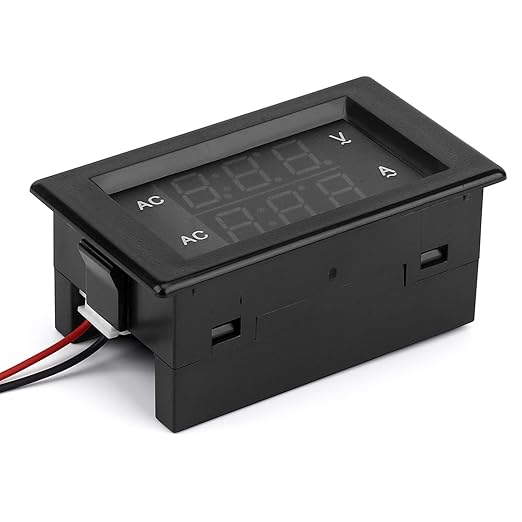 DROK Volt Amp Meter, AC 500V 100A Digital Voltmeter Ammeter Panel, 0.39 Inches - Image 7