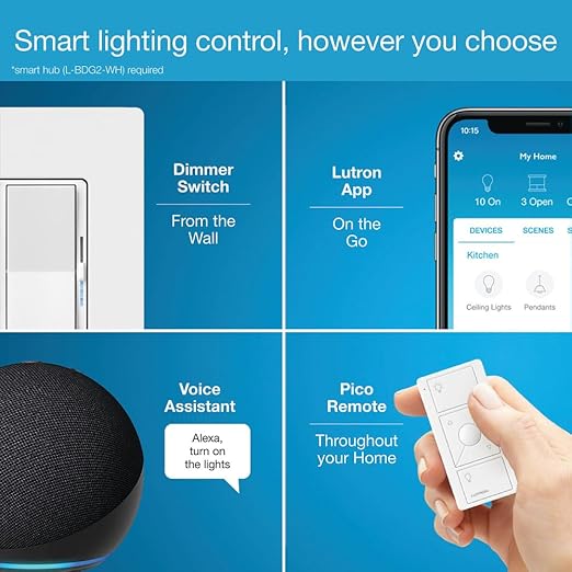 Lutron Diva Smart Dimmer Light Switch - Image 5