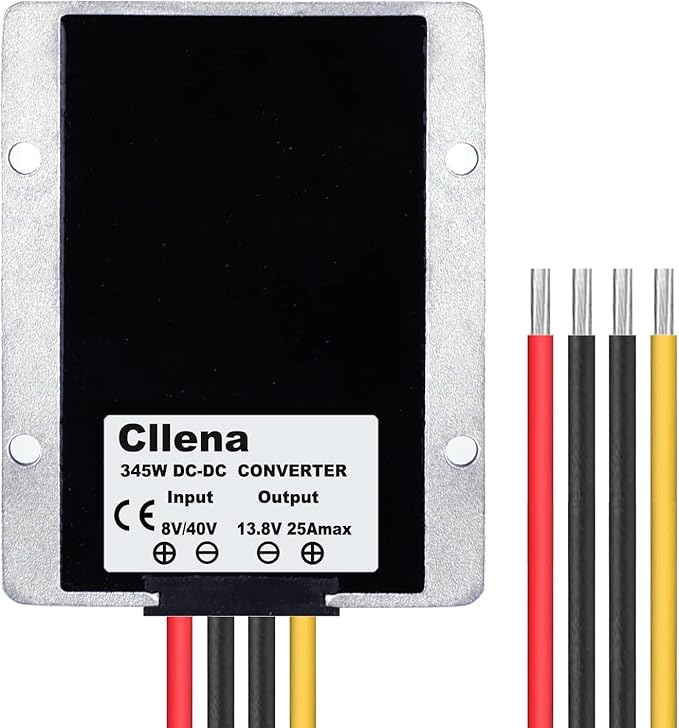 Cllena DC 8V-40V to 13.8V 25A Automatic Buck Boost Converter Step Down/Up - Image 4