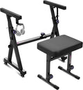 Liquid Stands Piano Keyboard Stand and Bench Set by LiquidStands