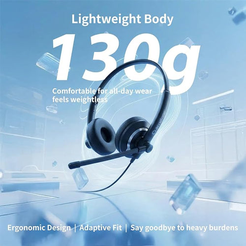 Accutone Conversation 95 Wired Office USB Headset - Image 2