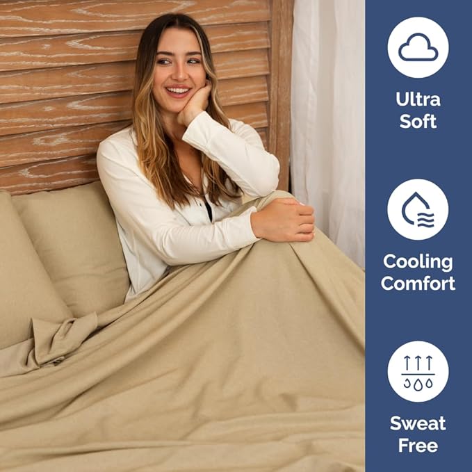 Split Head King Sheet Set – 4 Piece Flex Split Top King Sheets - Image 6
