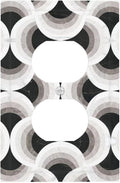Bvtewkhz Black/White Art Marble Duplex Outlet Decorative Light Switch Covers by Unknown