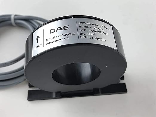DAE P153-400-S KIT, UL CTEP kWh Smart Submeter 1P3W 400A 120/240V 2 CTs RS485 - Image 7