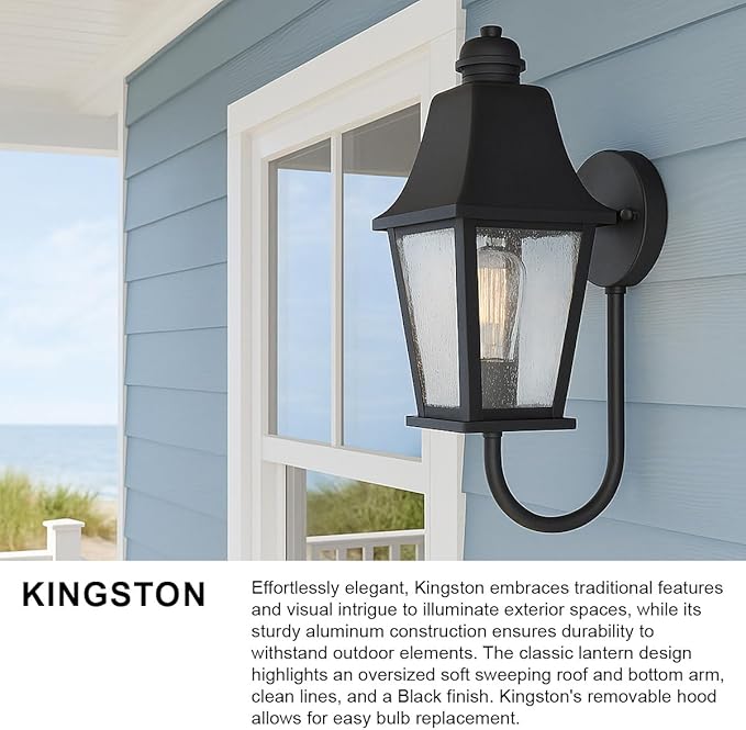 Hinkley Kingston Outdoor Large Wall Mount Lantern - Image 4
