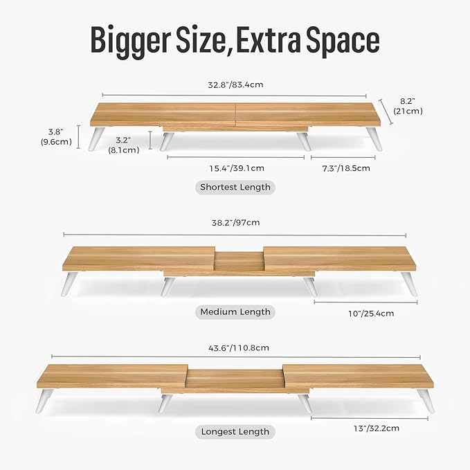 loukin Dual Monitor Stand Riser - Image 2