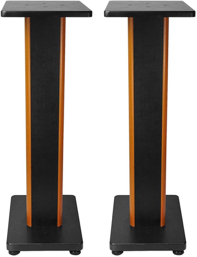 Rockville RHT28C 28" 2-Tone Bookshelf Speaker Stands Surround Sound Home Theater by Rockville