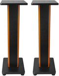 Rockville RHT28C 28" 2-Tone Bookshelf Speaker Stands Surround Sound Home Theater by Rockville