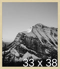 Frame It Easy 33 x 38 Wheat Wood Frame by FrameItEasy