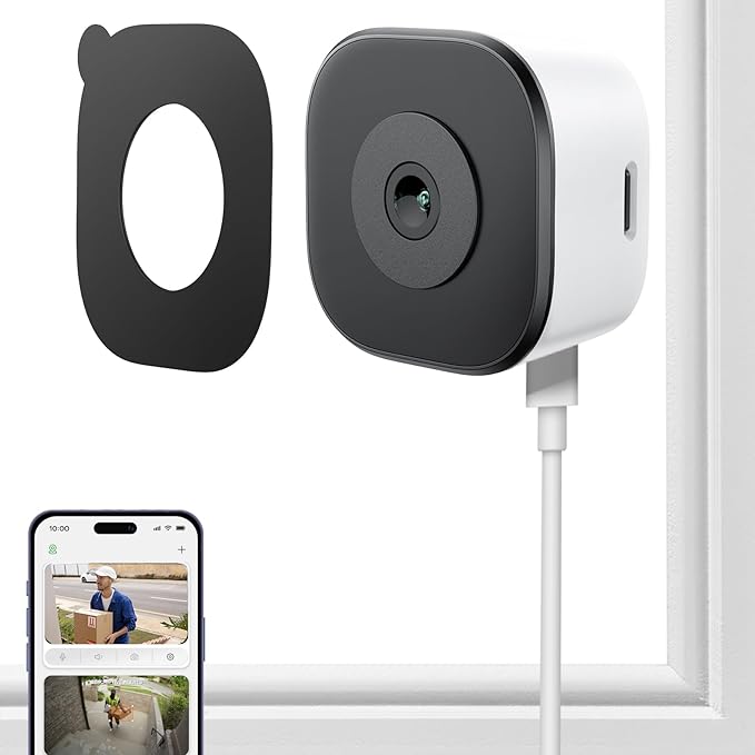 HomiQ 5MP 3K Window Camera for Home Security, 5G&2.4Ghz WiFi Human Detection by HomiQ