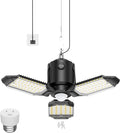 Kryoza Motion Sensor Garage Light Plug-in 80W 8000LM, Motion Activated Led Shop by Kryoza