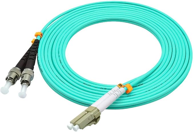 Jeirdus 2Meters 6ft LC to ST Duplex 50/125 10G OM3 Multi-Mode Fiber Optic Cable - Image 4