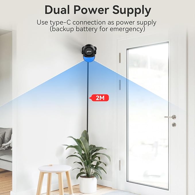 CPVAN WiFi Motion Sensor Alarm, 125dB Wireless Smart PIR Motion Detector Alarm - Image 7