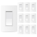 ThunderWay 3 Way Matte White Light Switch by ThunderWay