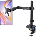 RGB Single Monitor Stand, Monitor Arm by HChookclasp