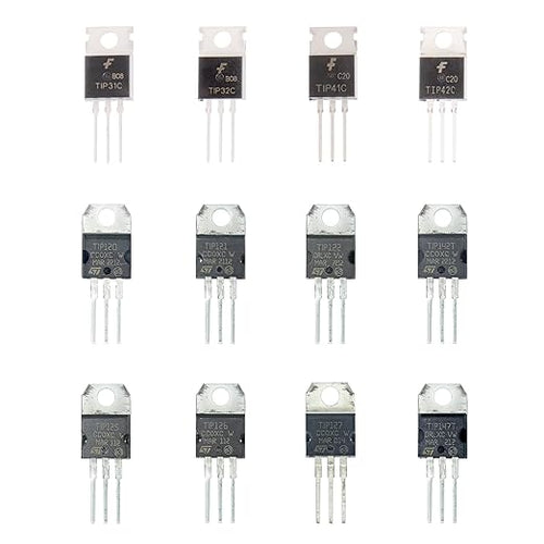 12 Values 54 Pcs Darlington Transistors Bipolar Power Transistor TIP31C TIP32C - Image 2