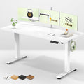 Veken 55 Inch Large Electric Standing Desk, Sit to Stand Up, Heights Adjustable by Veken