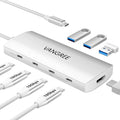 USB C Hub 8 in 1 Multiport Adapter, 3 USB 3.2 Gen 2 Ports by VANGREE