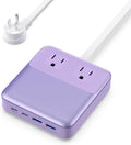 USB C Charger Block, 135W GaN Fast Charging Station Hub, 6-in-1 USB C Power by Feob