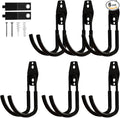 CRXCRC Garage Hooks, 6 Pack Large Round Wall Hooks by CRXCRC