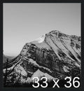 Frame It Easy 33 x 36 Black Wood Frame by FrameItEasy