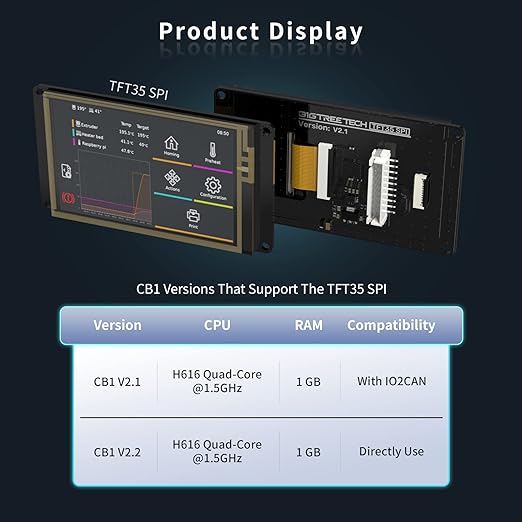 BIGTREETECH TFT35 SPI V2.1 Graphic Smart Display Compatible BTT Manta - Image 6