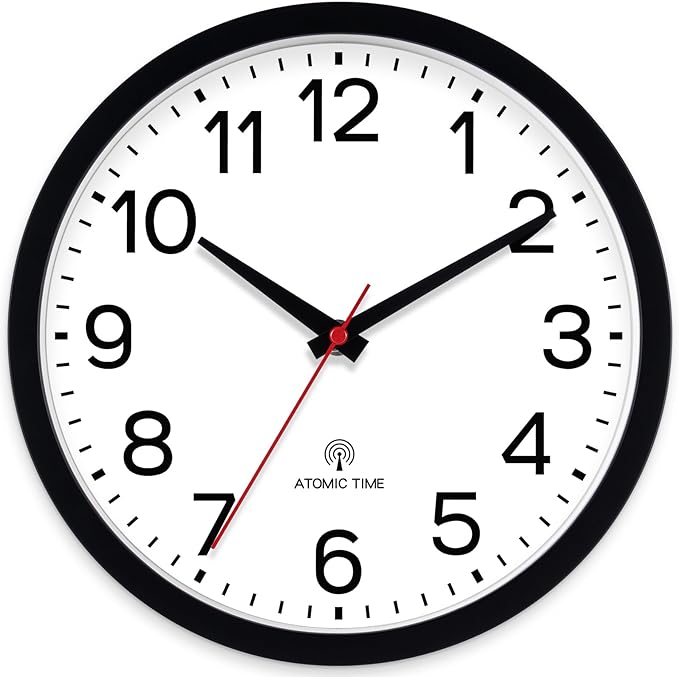 AKCISOT Atomic 14 Inch Wall Clock Analog Clocks by Akcisot