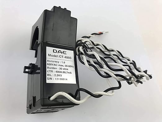 DAE P153-400 KIT, UL kWh Smart Submeter, 1P3W 400A, 2 Split CTs - Image 7