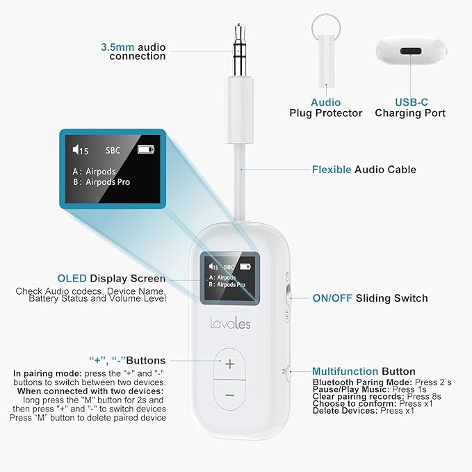 SafeFly Dual Bluetooth Transmitter - Image 6