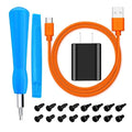 CYJJZQ Fast Wall Charger Charging Cable Cord Orange & Replacement Ring Doorbell by Unknown