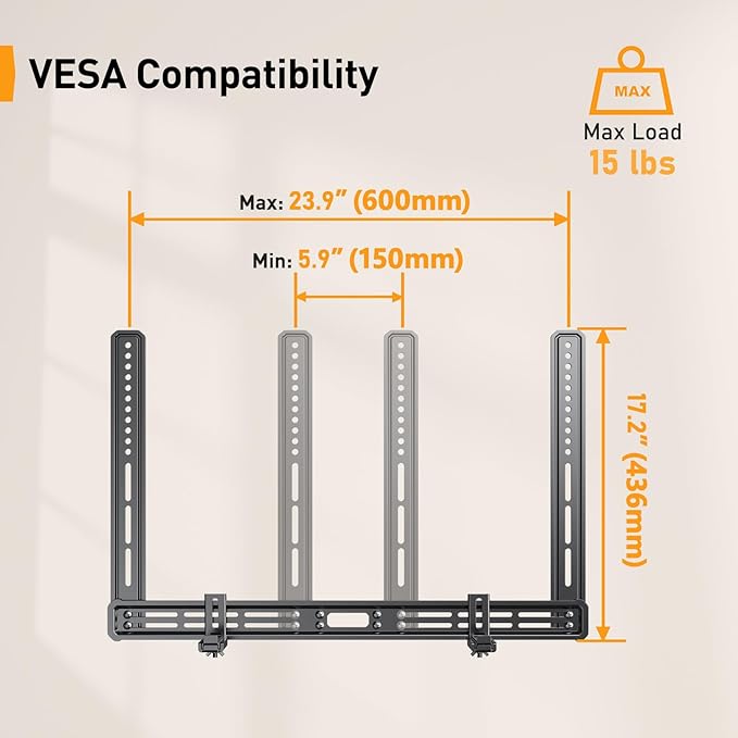 Perlegear Soundbar Mount, Sound Bar Mount - Image 2