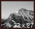 Frame It Easy 33 x 27 Merlot Wood Frame by FrameItEasy