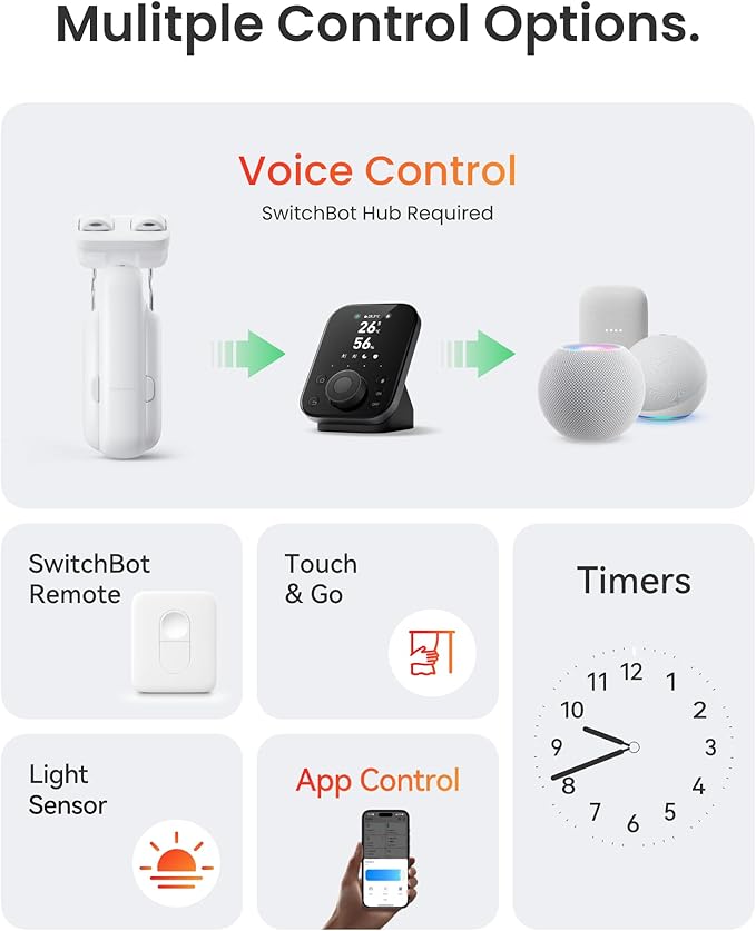 SwitchBot Smart Automatic Curtain Opener 2 Packs - Image 6