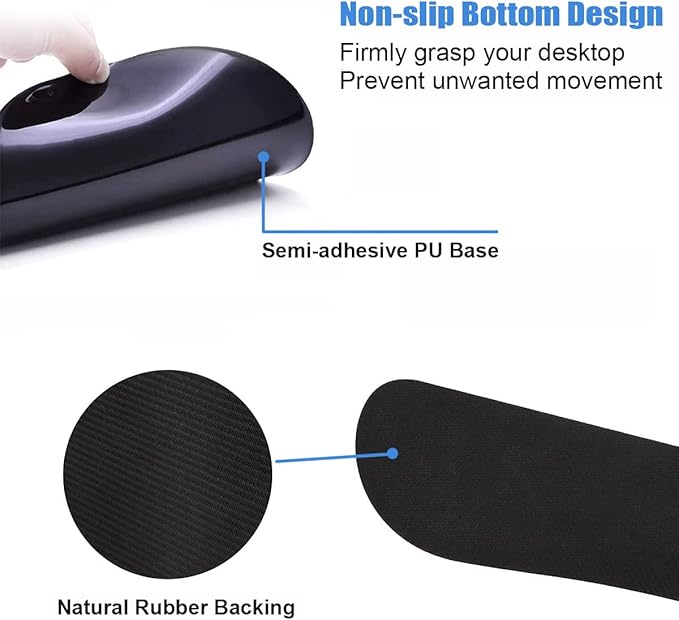 ERWYTYIOI Ergonomic Mouse Pad Wrist Support and Keyboard Wrist Rest Set - Image 5
