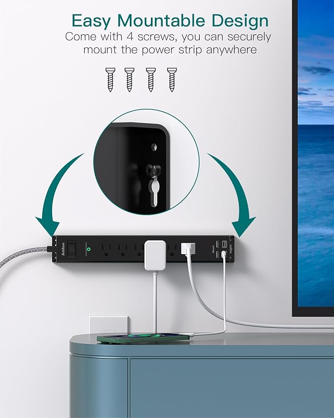 Extension Cord with Multiple Outlets 10 Ft - Image 6