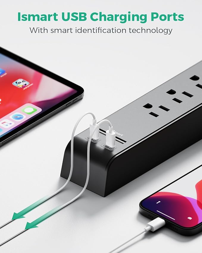2 Pack Surge Protector Power Strip - Image 6