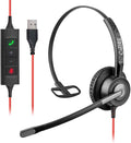 Callez USB Headset with Mic, Computer Headset with ENC Dual Noise Cancelling by Callez