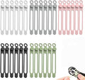 Data Cable Organizer, 2026 Upgrade Silicone Cable Ties Reusable Cable by AprYew